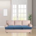 thumbnail image 3 of Housse de Coussin Extensible pour Canapé 1 Pce (1 Ivoire), 3 of 8
