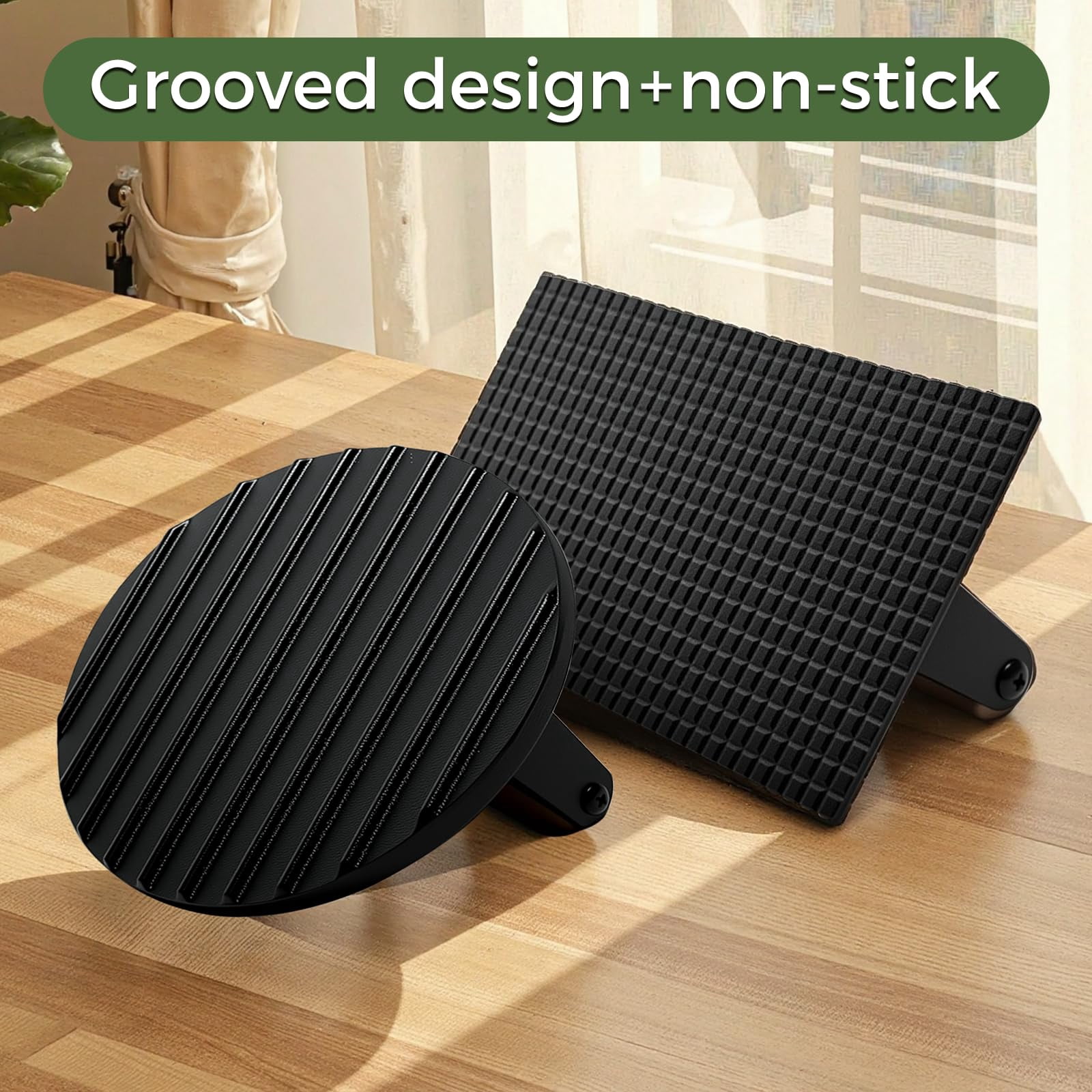 Cast Iron Smash Burger Press (2PCS),Grill Bacon Meat Press Tool,Perfect for Blackstone, Camp Chef, Weber Grills & Indoor Griddles – BBQ & Cookout Must-Have