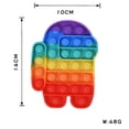thumbnail image 2 of Juguete sensorial Push Bubble Fidget para aliviar el estrés del autismo, 2 of 2