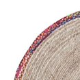 thumbnail image 3 of Jaipur Art And Craft Home Décor 90x90 CM (3 x 3 Square feet)(35.10 x 35.10 Inch)Multicolor Round Jute AreaRug Carpet throw, 3 of 3