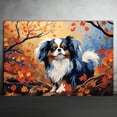 thumbnail image 2 of Japanese Chin Canvas Unframed Colofull Inspired bedroom decor - Dog Pet Family Animal Friend Peace Oil Painting Art Print Canvas Wall Décor, 2 of 4