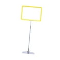 thumbnail image 2 of colaxi Adjustable Sign Holder Floor Sign Stand Holder Note Holder Reusable, Store Tag, Versatile Frame Poster Stand Price Tag Holder Yellow, 2 of 10
