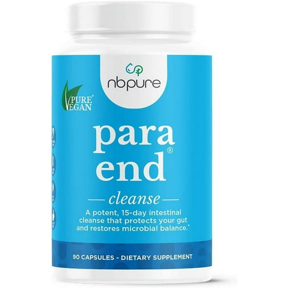 nbpure ParaEnd 15 Day Cleanse, Vegan, 90 Capsules