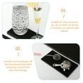 thumbnail image 3 of Raindrops 2 Pcs Tapis de Station de Café Comptoir Noir PVC Résistant à l'Usure pour Restaurants, 3 of 8