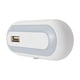 thumbnail image 3 of Lampara Iusa Luz de noche Oval con Usb 619104 blanco, 3 of 4