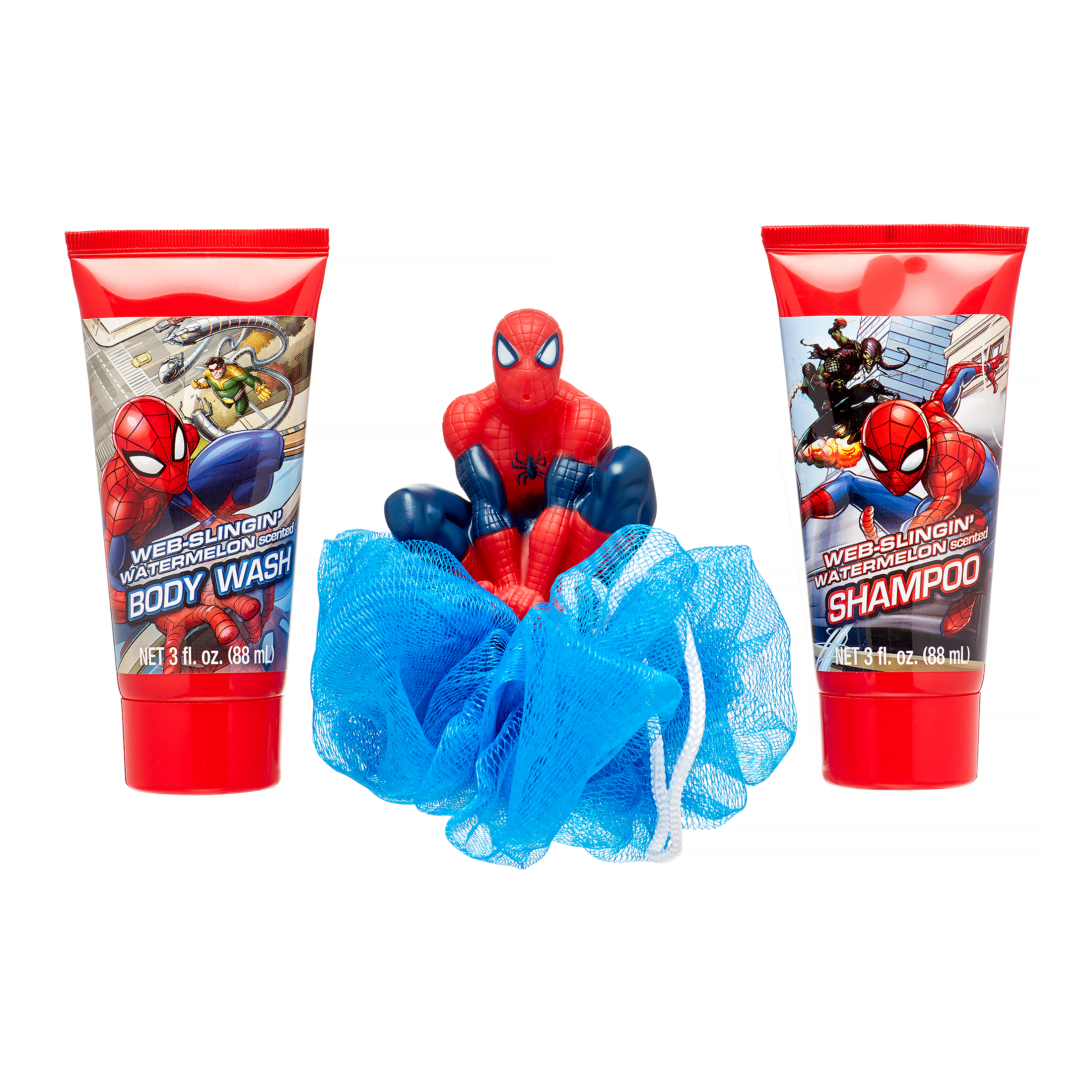 Marvel Spider-Man 4-Piece Soap and Scrub Body Wash and Shampoo Set - image 2 of 5