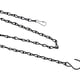 thumbnail image 3 of Cadena para cestas colgantes, 3 juegos de colgadores de plantas, cadenas de metal con clips para macetas, jardineras, jaulas de pájaros, linternas, vallas publicitarias y adornos (negro), 3 of 6