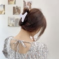 thumbnail image 5 of Pinzas de peluquería de mariposa, pinzas para el pelo de salón, pinzas de peluquería, pasadores de Clip blanco y negro (12 piezas, negro, blanco), 5 of 5