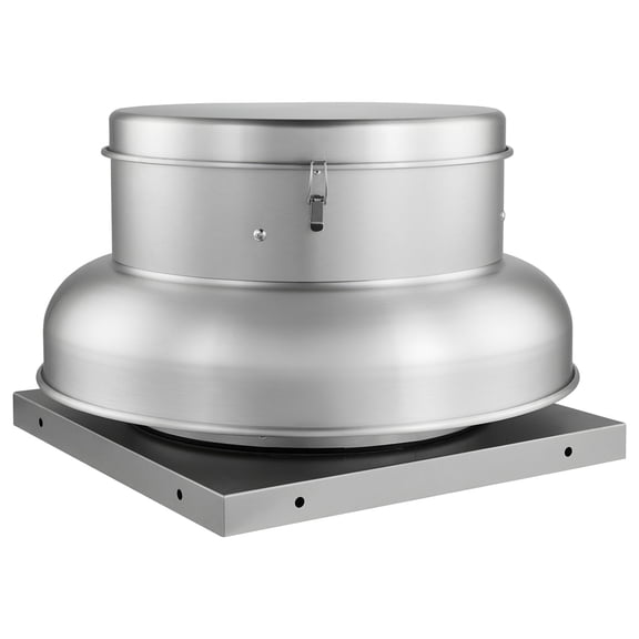 VEVOR Roof Exhaust Fan, Attic Vent Fan with High-Power Motor, 24.8inch Fan Base Heavy-Duty Aluminum Alloy, Speed Control Adjustable Airflow 3000/3900CFM, Compact for Garage,Kitchen,Bathroom,Silver