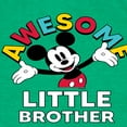 thumbnail image 3 of Mickey And Friends - Awesome Little Brother - Youth Short Sleeve Graphic T-Shirt, 3 of 5
