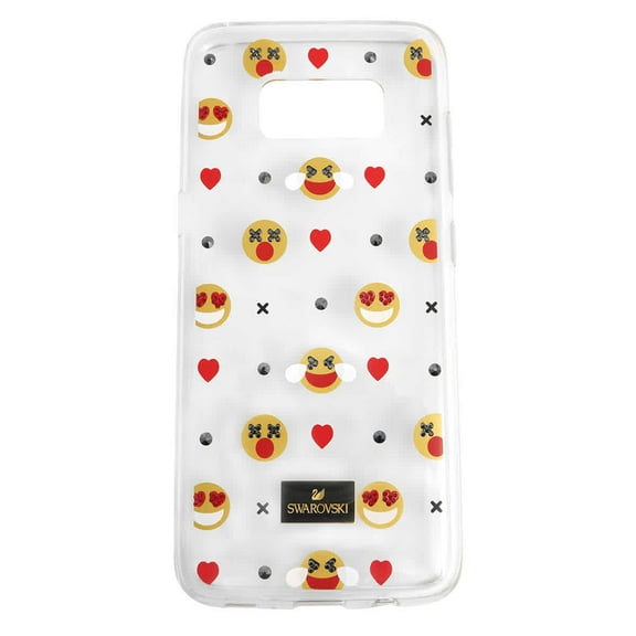 Swarovski Transparent Humorist Galaxy S8 Smartphone Case With Bumper