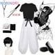 thumbnail image 2 of Disfraz de Anime Toji Fushiguro, peluca, uniforme, hechicero asesino con accesorios, pantalones, traje, disfraz de Halloween, zapatos para mujeres y hombres, 2 of 5