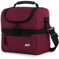 thumbnail image 6 of MIER Adult Lunch Box Insulated Lunch Bag Large Cooler Tote Bag for Men, Women, Double Deck Cooler, 6 of 6