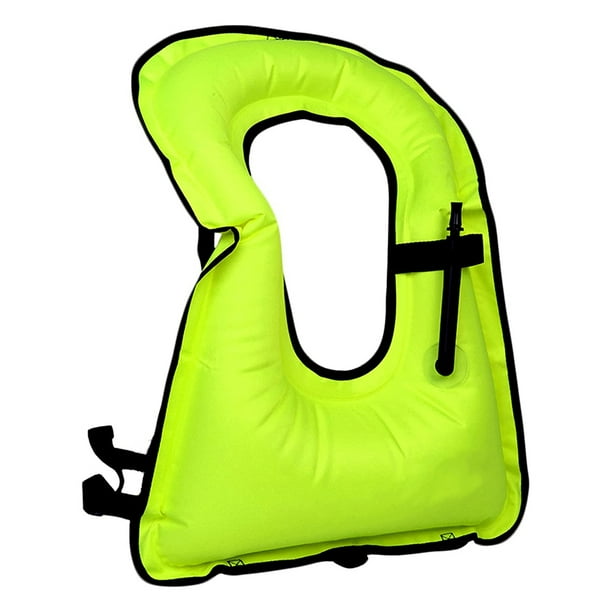 Inflatable Snorkel Vest for Adults, Adjustable Snorkeling Jackets