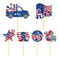 thumbnail image 5 of Noothes Independence Day Signs Decoration, 6Pcs 4th of July Patriotic Red White Blue Photo Props, Vase Decor Insert for Memorial Day, 4th of July Party Supplies, 5 of 8