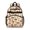 Mushroom and Chanterelle Cream Pattern, variant on Mushroom and Chanterelle Cream Pattern Cute School Backpack Bag for School with Padded Back and Adjustable Shoulder Straps 15.25"x11.5"x5.25"