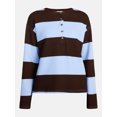 thumbnail image 6 of Scenario Women's Thermal Henley Shirt with Long Sleeves, Sizes XS-XXXL, 6 of 6
