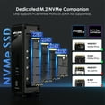 thumbnail image 5 of WAVLINK M.2 NVMe SSD Enclosure (Dual Bay), SSD Case with USB3.2 Gen 2x2 20Gbps, Supports 2x NVMe SSDs up to 16TB (8TB Each), RAID 0 for Windows/Mac/Android (Phone OTG is Required), 5 of 8