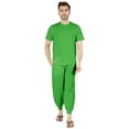 thumbnail image 1 of Inkmeso SolidPajama Set For Mens Short Sleeve Sleepwear Round NeckNightwearPj Set, 1 of 7