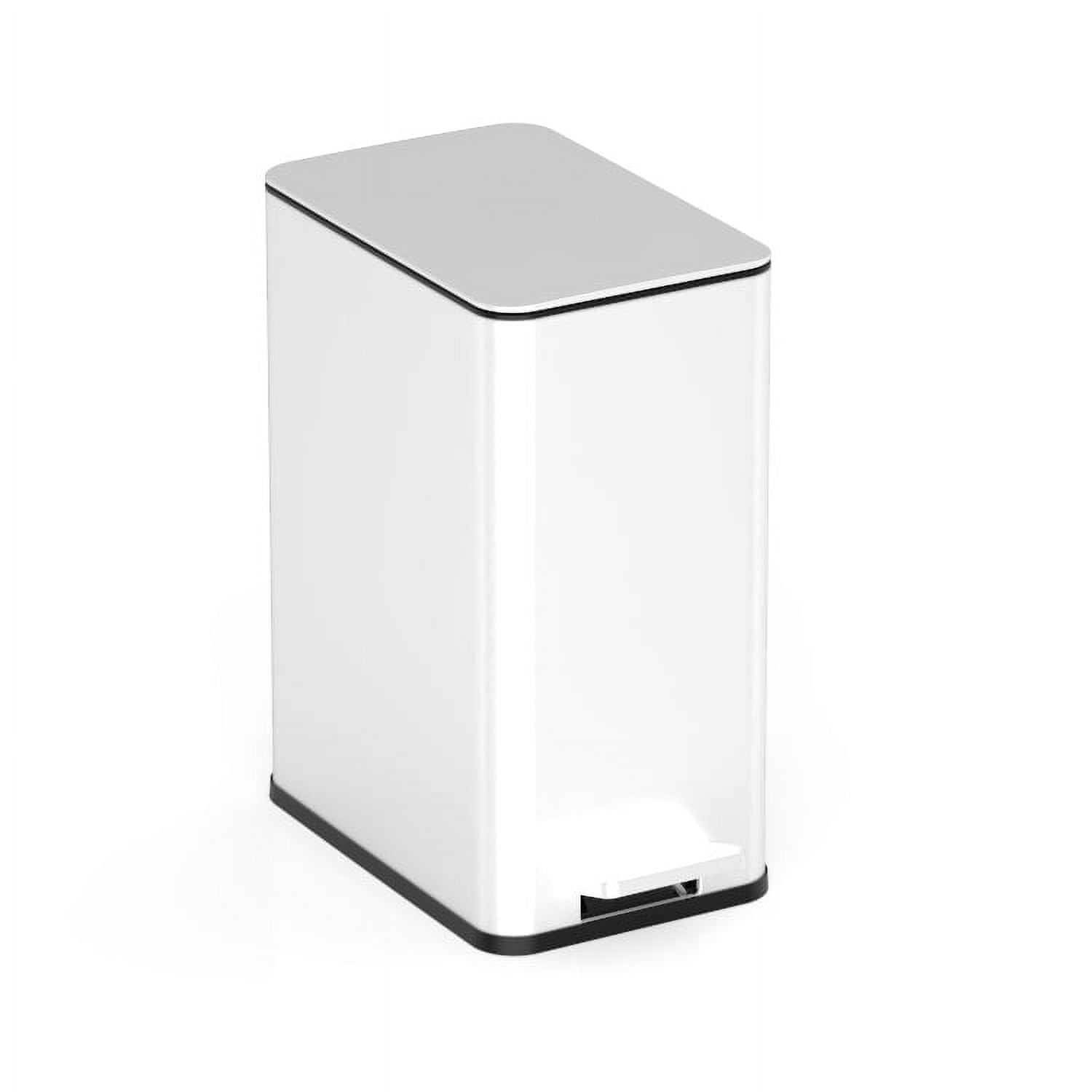 Nine Stars Bathroom Step Trash Can + Trash Bag