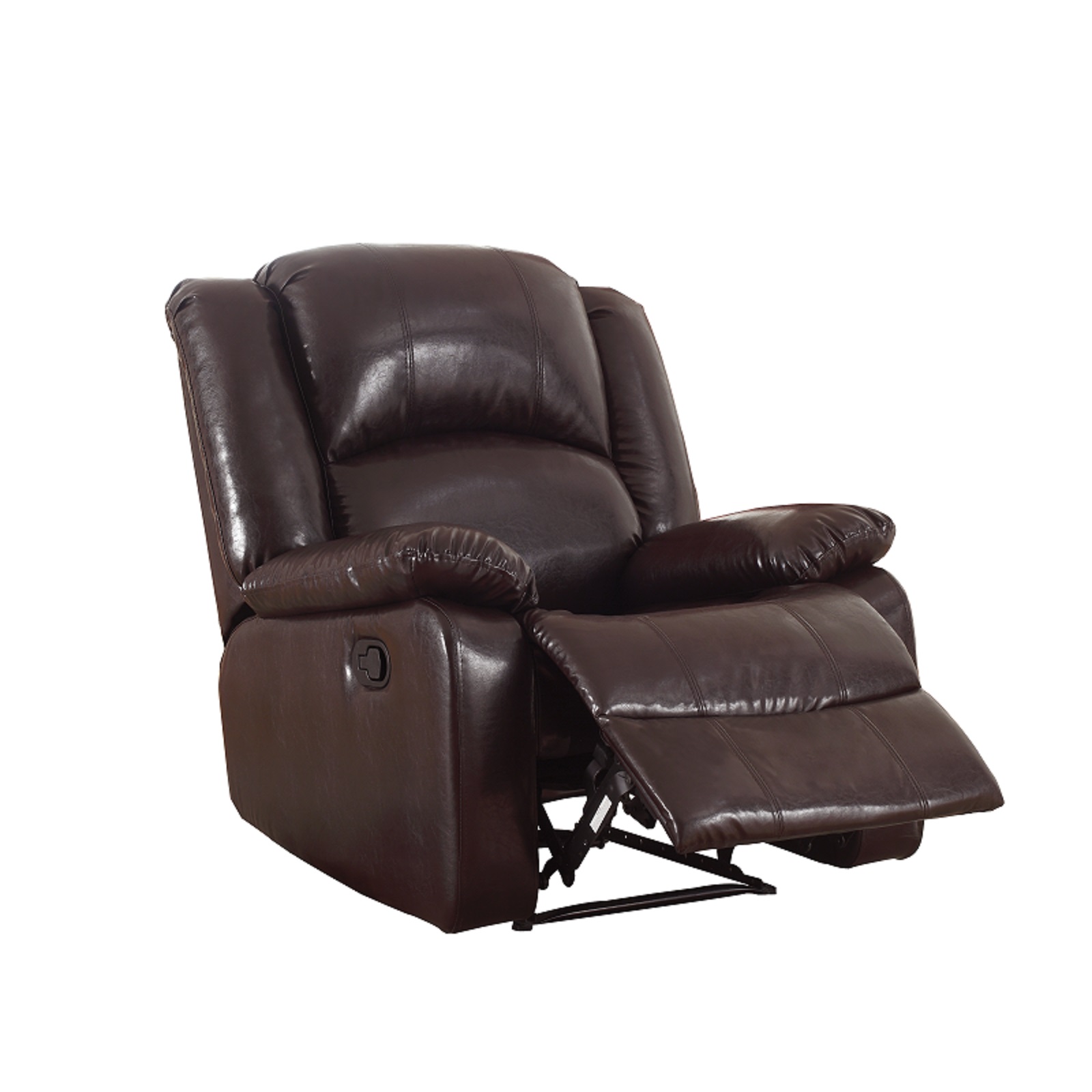 Leonel Signature Bonded Leather Glider Recliner, Multiple Colors - image 5 of 8