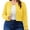 E1-Yellow, variant on SHOWMALL Women's Plus Size Cropped Cardigan Long Sleeve Button Down Sweater Casual Knit Tops Shrugs