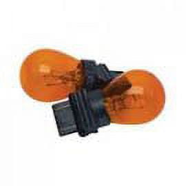 CEC Industries #3057NA (Amber) Bulbs, 12.8/14 V, 26.88/6.72 W, W2.5x16q Base, S-8 shape (Box of 10)