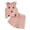Hot Pink-05, variant on Ultrave Girls Summer Sleeveless Outfits Cute Print Tank Top and Shorts Set Casual Lightweight Outfit for 1-8Y