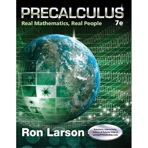 Pre-Owned Precalculus: Real Mathematics, Real People (Hardcover) 1305071700 9781305071704