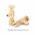 thumbnail image 1 of Refrigerant Charging Valve Copper  Control Fluorine Safety Valve Heavy Duty RustProof for R410A R22 Air Conditioning Systems, 1 of 1
