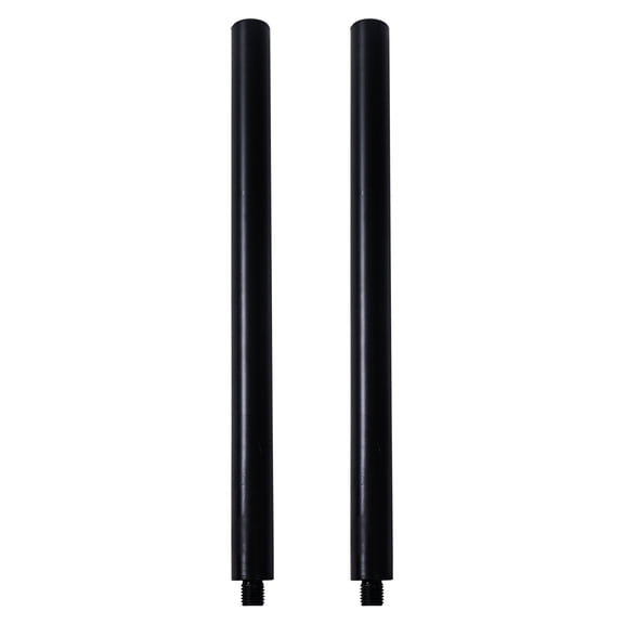 Sound Town 2-Pack 20" Subwoofer/Speaker Extender Poles, Fits M20 Threading,110 LB Load Capacity,Black (STSD-M20B-PAIR)