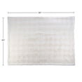 thumbnail image 7 of Lavish Home 60x80-Inch Faux Fur Blanket - Queen Size Bedding (Cream), 7 of 7