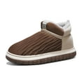 thumbnail image 3 of Men's Slippers Comfortable Thick Sole Warm Footwear for Autumn and Winter Fashionable Couple Design, 3 of 9