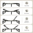 thumbnail image 4 of Feonase Power Adjustable Queen Bed Frame, Ergonomic Electric Bed with Independent Head and Foot Incline, Zero Gravity Mode, Long Wired Remote, Sturdy & Easy Assembly, 4 of 7