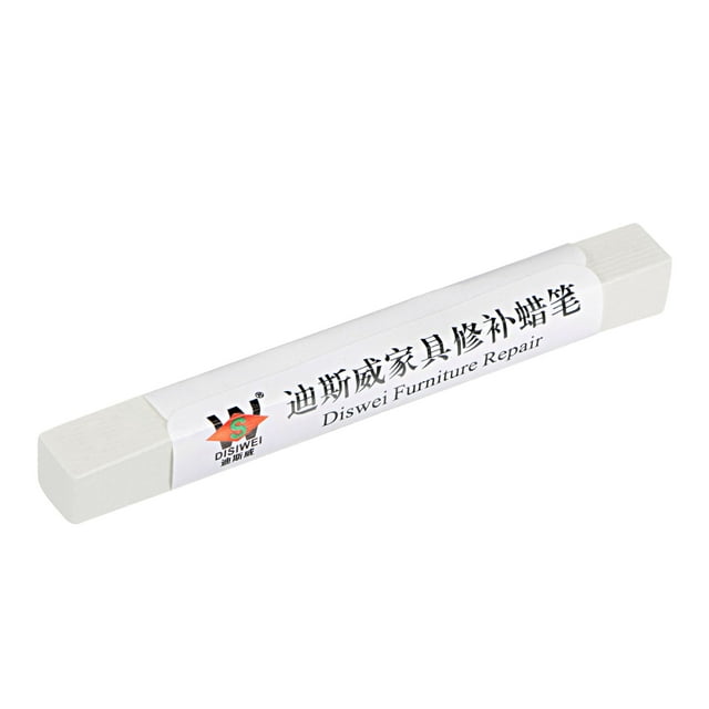 Unique Bargains Craies de Cire de Remplissage pour Meubles, Blanc Chaud