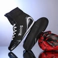 thumbnail image 3 of New Men's All-Season Professional Boxing and Wrestling Shoes, Unisex Training Shoes with Sole, Mid-Top and Low-Top Sanda/Combat Sports Shoes, High-Quality Handmade Fighting Shoes, Outdoor Fitness Sne, 3 of 9