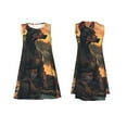 thumbnail image 7 of Yiaed Sunset Meditating Doberman Print Women's Sleeveless Dress, Loose Fit Summer Dress, Casual Sleeveless Dress for Women, 7 of 7