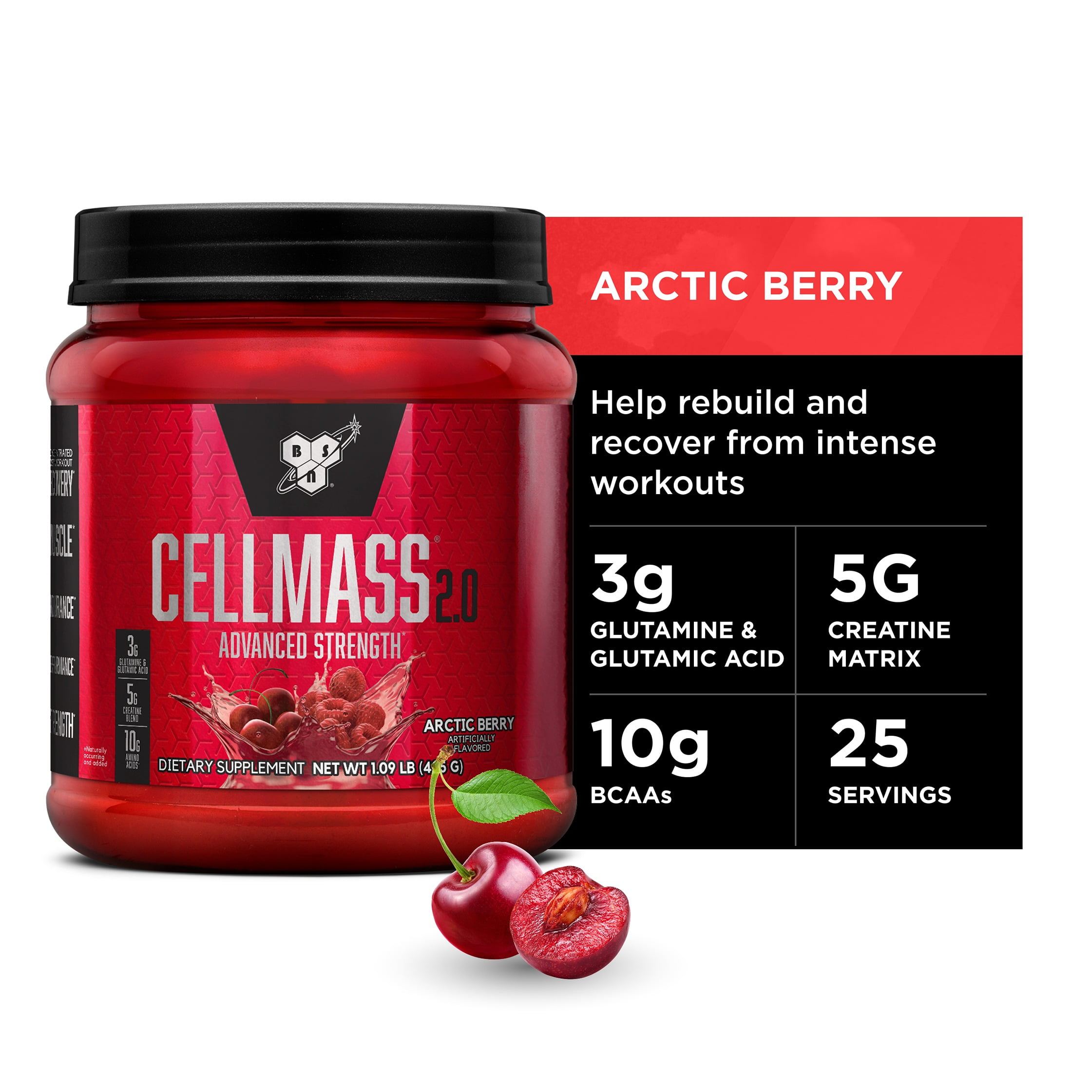 BSN Amino X Workout Amino Acids + BCAA Powder, Flavored Fruit