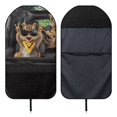 thumbnail image 5 of KUIFORTI Waterproof Car Seat Cover Towel - Non-Slip Car Seat Protector for Gym, Workout, Hiking, Beach, Swimming, Fits Cars, SUVs, Trucks, Fun Squirrel Print, 5 of 7