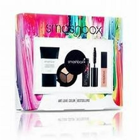 Smashbox 4 Pc Best Sellers Set Photo Finish Foundation Primer, Lip Gloss, Mascara and 3 Color Eye