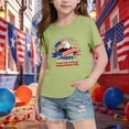 thumbnail image 6 of ZVNAΖH Unisex Kids' Independence Day Print T-Shirt, Boys & Girls Casual Short Sleeve Crew Neck Patriotic Top for 2-14 Years, 4th of July Streetwear, 6 of 6