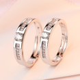 thumbnail image 1 of 50 estilos 925 anillo de plata original, anillo de diamantes para mujer, apertura ajustable, accesorios de joyería de moda japonesa y coreana de moda Gao Jiahui unisex, 1 of 2