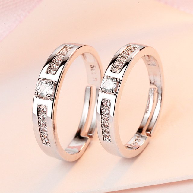50 estilos 925 anillo de plata original, anillo de diamantes para mujer, apertura ajustable, accesorios de joyería de moda japonesa y coreana de moda Gao Jiahui unisex