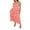 Pink, variant on Women Strappy Tiered Ruffle Floral Boho Sun Dress Sleeveless Backless Bodycon Long Dress Frill Layered Ruffle Maxi Dress