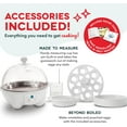 thumbnail image 5 of DASH Rapid Egg Cooker: 6 Egg Capacity Electric Egg Cooker for Hard Boiled Eggs, Poached Eggs, Scrambled Eggs, or Omelets with Auto Shut Off Feature - White (DEC005WH), 5 of 11