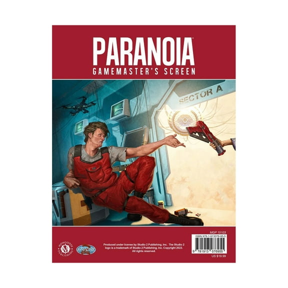 Mongoose Publishing Paranoia - Gamemaster's Screen New