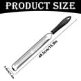 thumbnail image 2 of Cheese Grater & Zester, 15.9 inch Handheld Zester Grater, Cheese Shredding Tool, Fine Microplane Grater, Stainless Steel Blade, Kitchen Utensil Gadget for Cheese Vegetables and Garnishes, 2 of 7