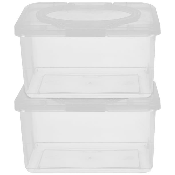 Dispensador de 2 toallitas reutilizables para bebés, contenedor para guardería y hogar.