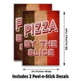 thumbnail image 2 of Pizza By The Slice (24" X 36") Vinyl Decal Only (Pack of 2) |Sign|Sticker|Poster, 2 of 4