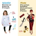 thumbnail image 3 of Born Toys Disfraces de juego de simulación para niños de 3 a 7 años, juego de disfraces lavable para niños pequeños para jugar (6 en 1), 3 of 5